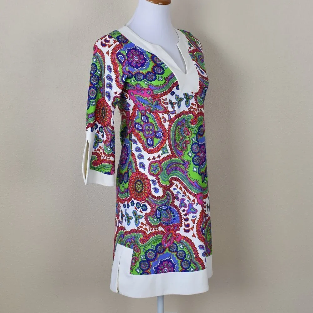 Jude Connally HOLLY Paisley Floral Tunic Dress - XS - Picture 8 of 9